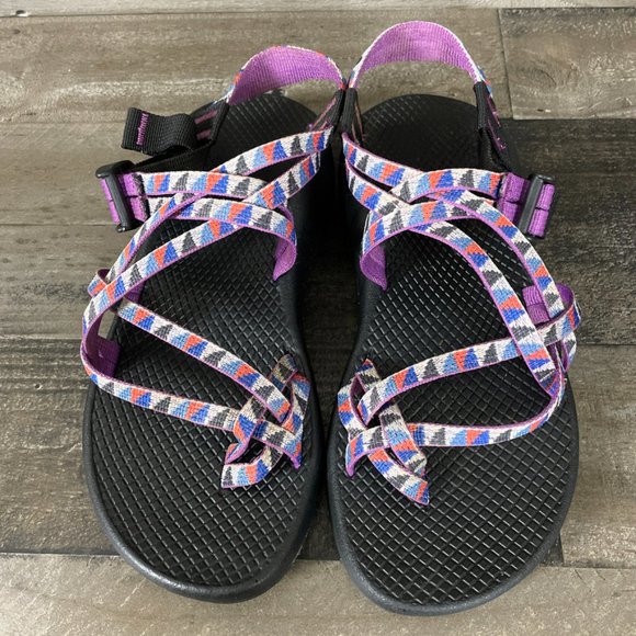 Chaco ZX/2 Classic Camper Purple Hiking Sandals - Picture 4 of 8